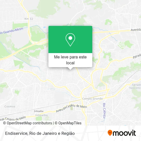 Endiservice mapa