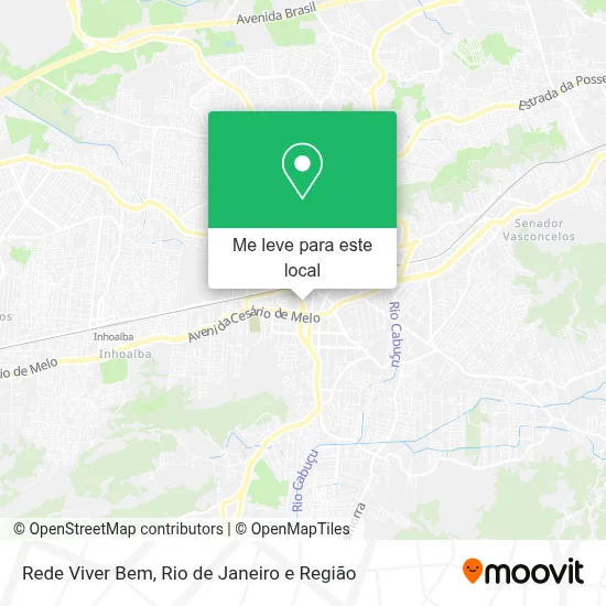 Rede Viver Bem mapa