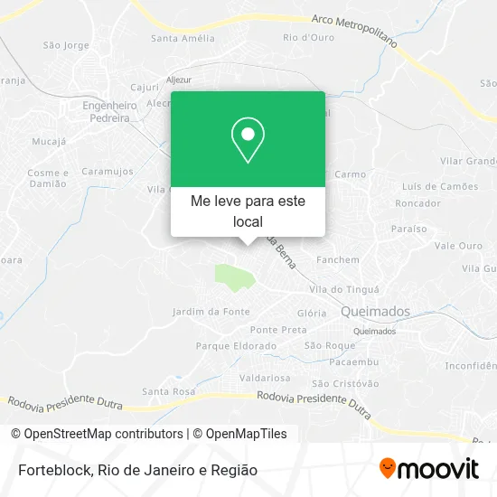Forteblock mapa