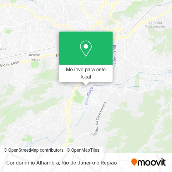 Condomínio Alhambra mapa