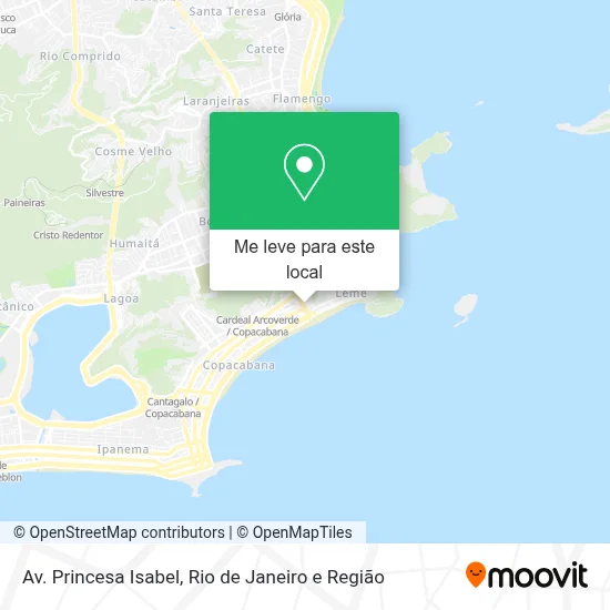 Av. Princesa Isabel mapa
