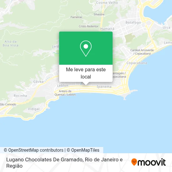 Lugano Chocolates De Gramado mapa