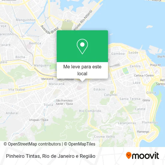 Pinheiro Tintas mapa