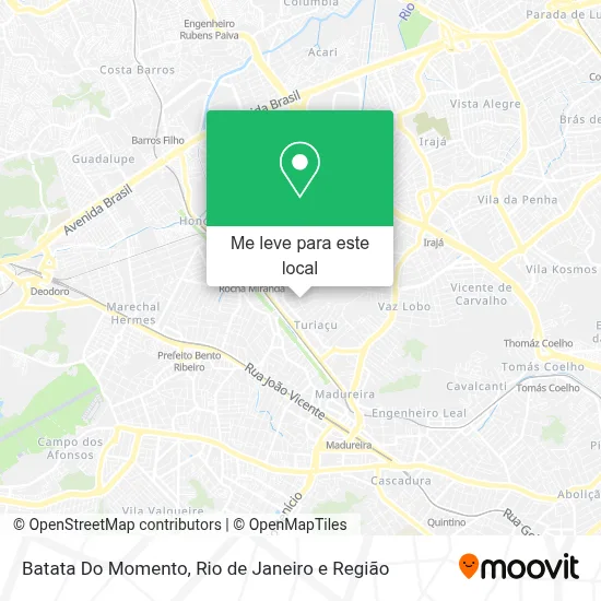 Batata Do Momento mapa
