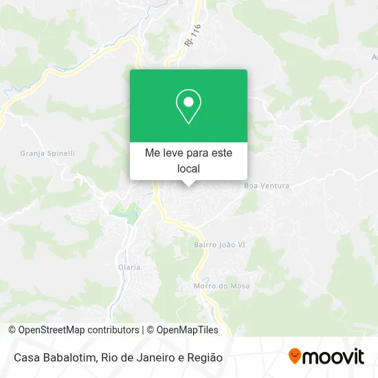 Casa Babalotim mapa