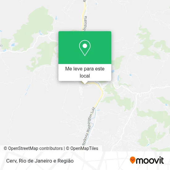 Cerv mapa