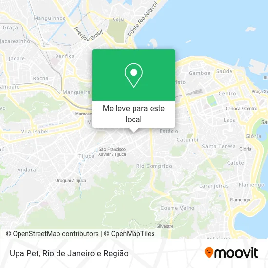 Upa Pet mapa