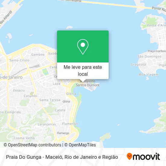 Praia Do Gunga - Maceió mapa