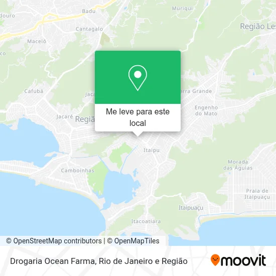 Drogaria Ocean Farma mapa