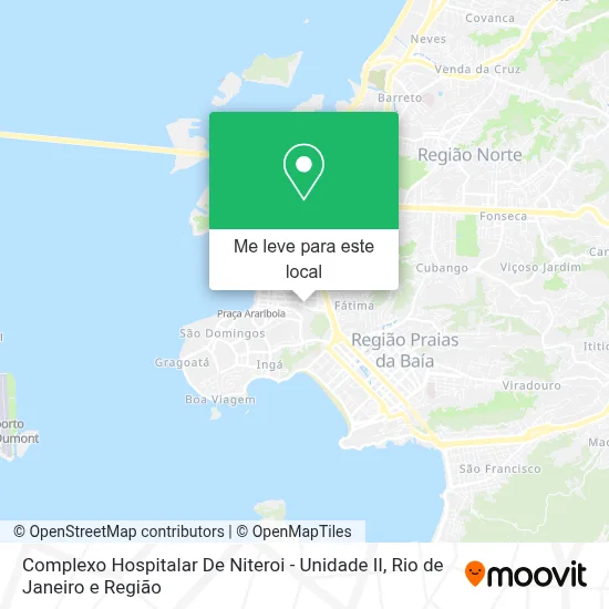 Complexo Hospitalar De Niteroi - Unidade II mapa