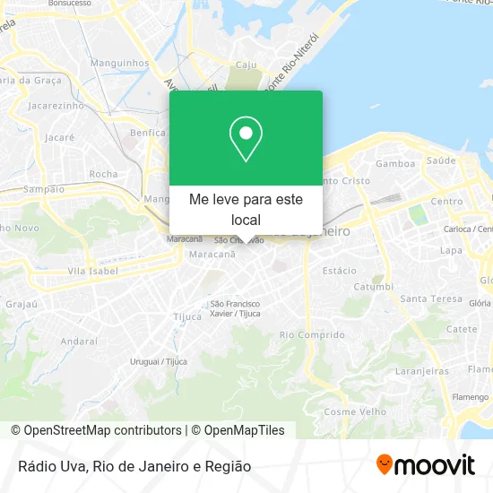 Rádio Uva mapa