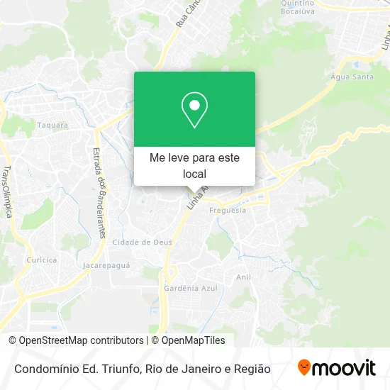 Condomínio Ed. Triunfo mapa