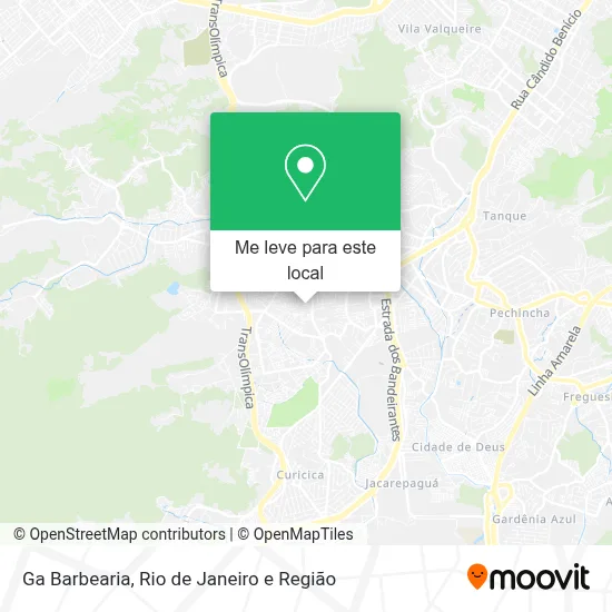 Ga Barbearia mapa