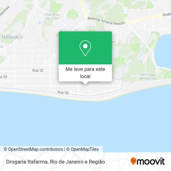 Drogaria Itafarma mapa