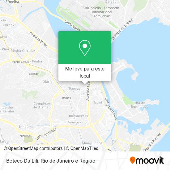 Boteco Da Lili mapa