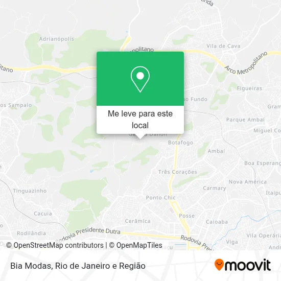 Bia Modas mapa
