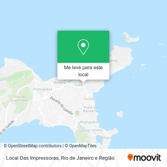 Local Das Impressoras mapa