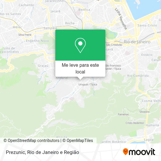 Prezunic mapa