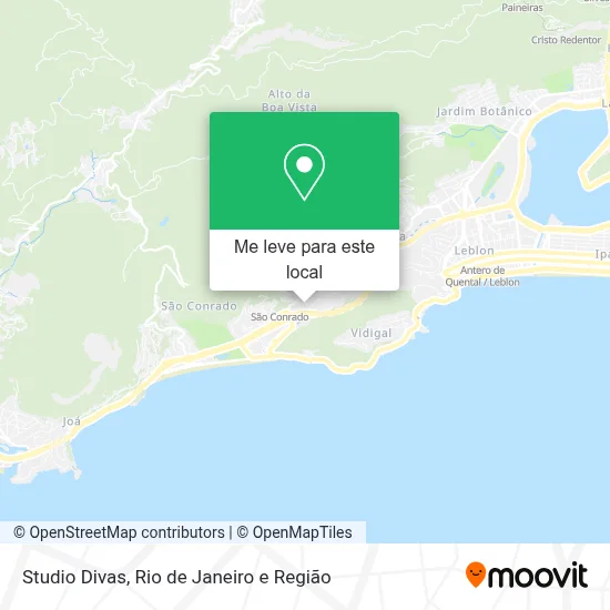 Studio Divas mapa