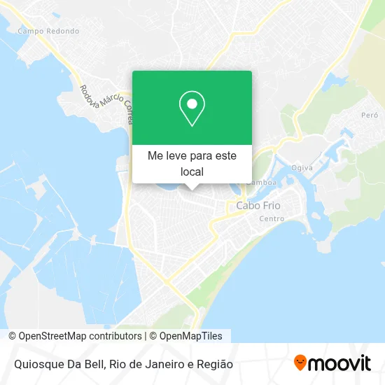 Quiosque Da Bell mapa