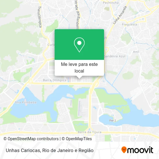Unhas Cariocas mapa