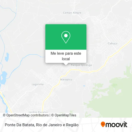 Ponte Da Batata mapa