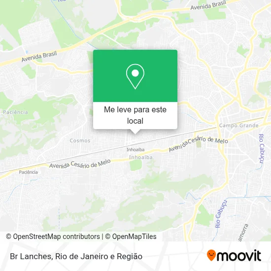 Br Lanches mapa