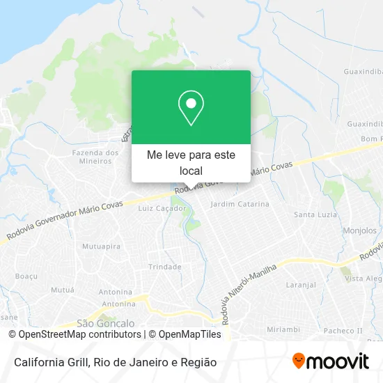 California Grill mapa