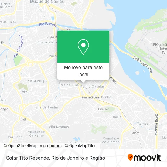 Solar Tito Resende mapa