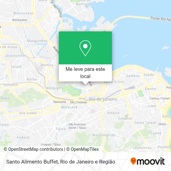 Santo Alimento Buffet mapa
