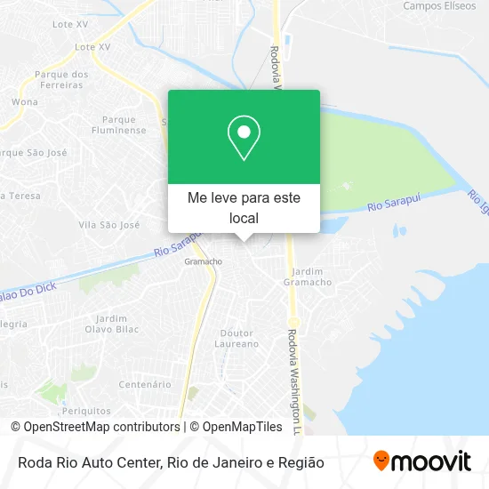 Roda Rio Auto Center mapa