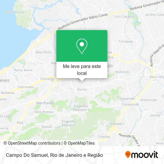 Campo Do Samuel mapa