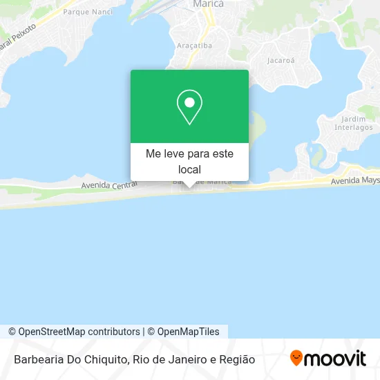 Barbearia Do Chiquito mapa