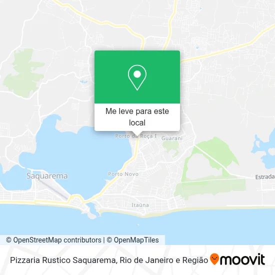 Pizzaria Rustico Saquarema mapa