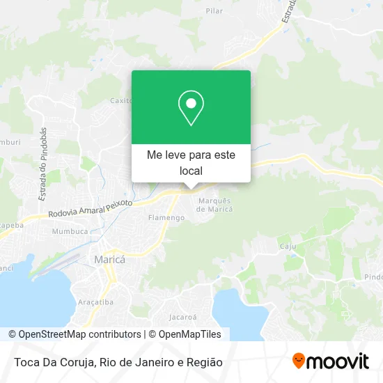 Toca Da Coruja mapa