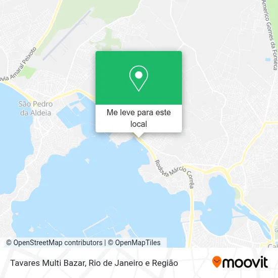 Tavares Multi Bazar mapa