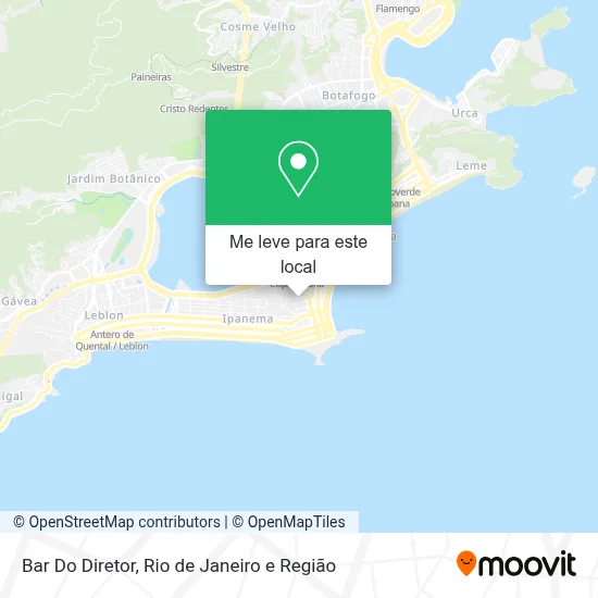 Bar Do Diretor mapa
