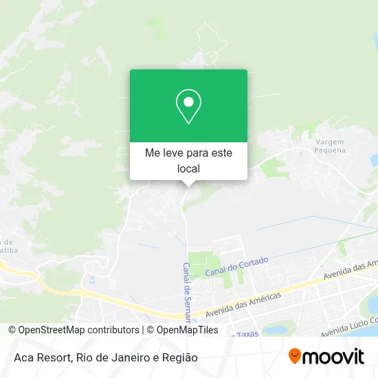 Aca Resort mapa