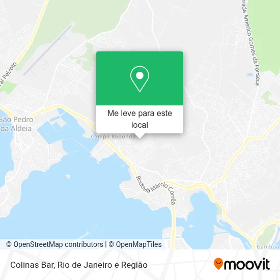Colinas Bar mapa