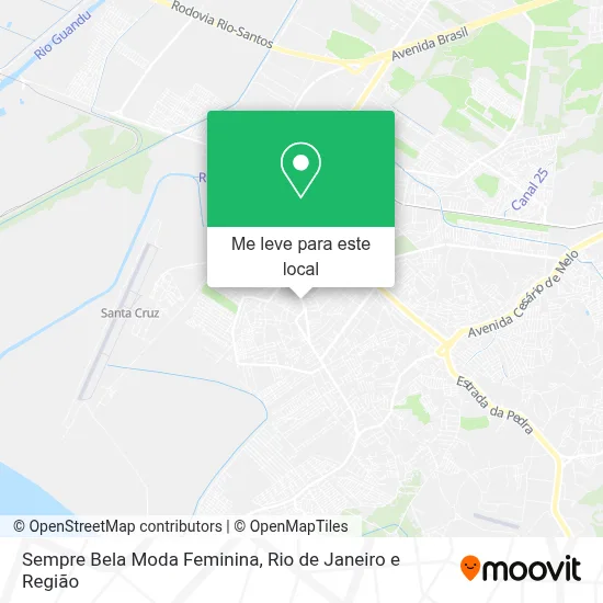 Sempre Bela Moda Feminina mapa