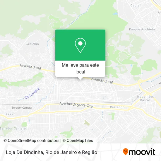 Loja Da Dindinha mapa