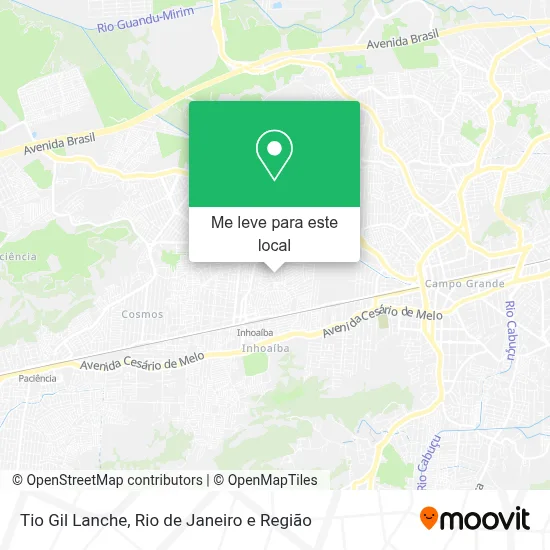 Tio Gil Lanche mapa