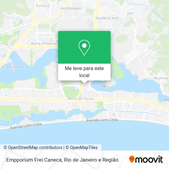 Empporium Frei Caneca mapa