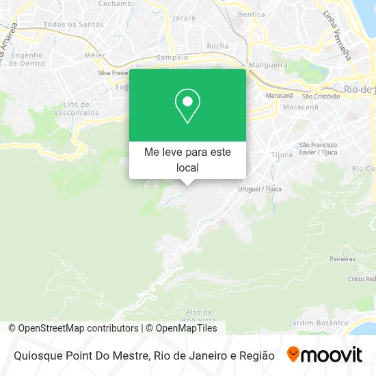 Quiosque Point Do Mestre mapa