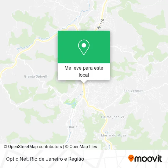 Optic Net mapa