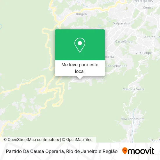 Partido Da Causa Operaria mapa