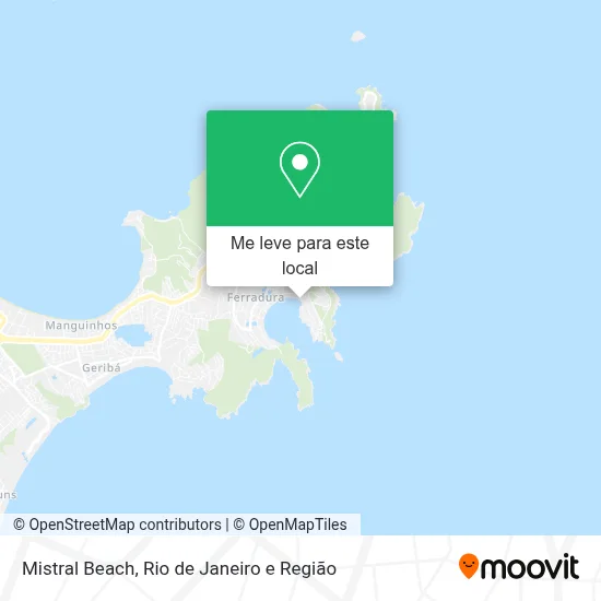 Mistral Beach mapa