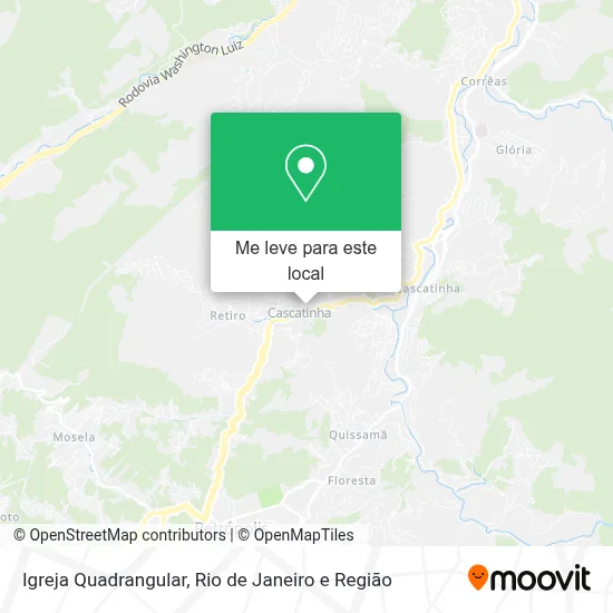 Igreja Quadrangular mapa