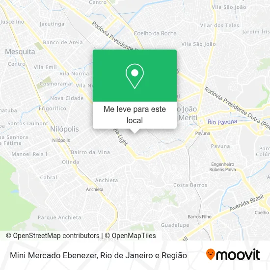 Mini Mercado Ebenezer mapa
