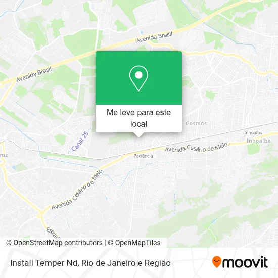 Install Temper Nd mapa